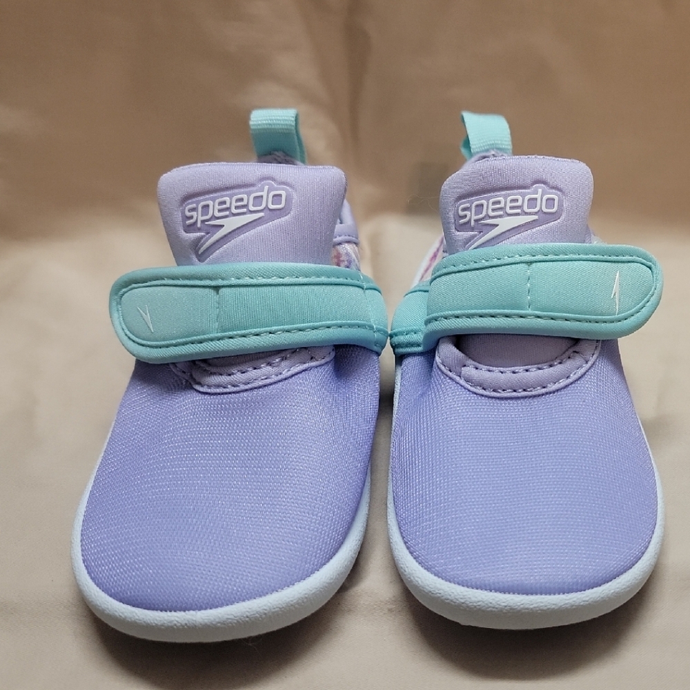 Speedo Kids Water Shoes - Purple and Light Blue